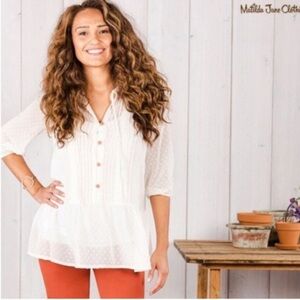 Matilda Jane Light the Way White Dot size large